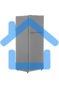 Холодильник Nordfrost NRT 145 132 серебристый двухкамерный 209/68 л морозилка сверху, ручная разморозка