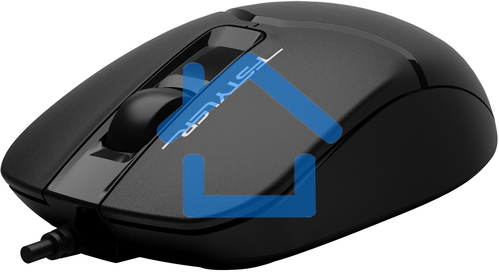 Мышь проводная A4Tech Fstyler FM12ST черный, 1200 dpi, USB, кнопки - 3
