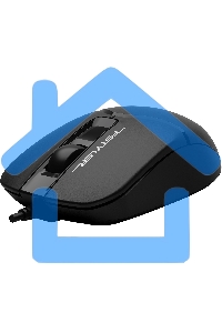 Мышь проводная A4Tech Fstyler FM12ST черный, 1200 dpi, USB, кнопки - 3