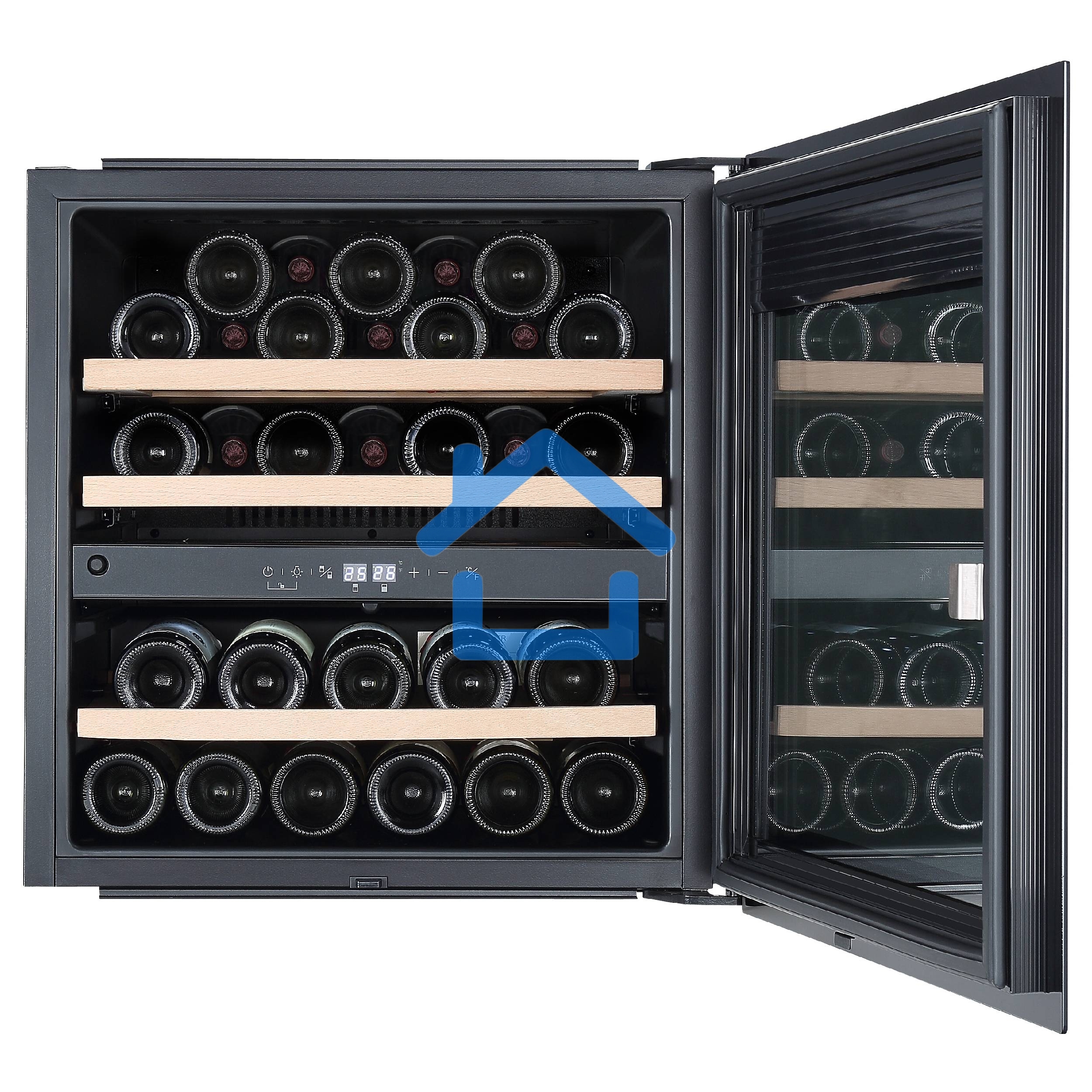 Винный шкаф встраиваемый Korting KFW 604 DB GN