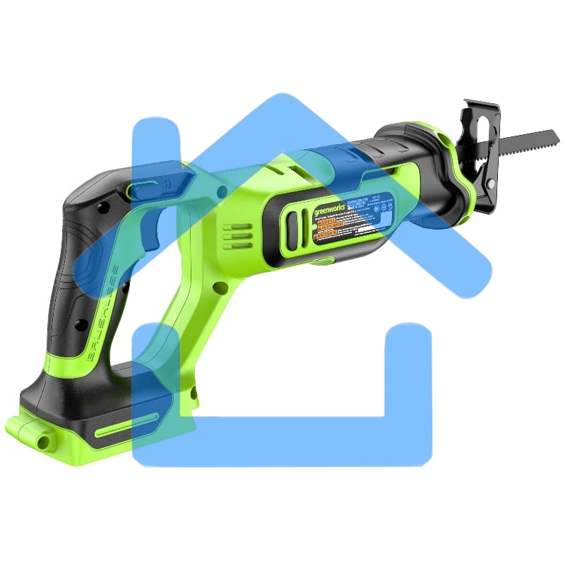 Пила сабельная аккумуляторная GreenWorks GPT-BLRS-1, 24V, без АКБ и ЗУ (1200607)