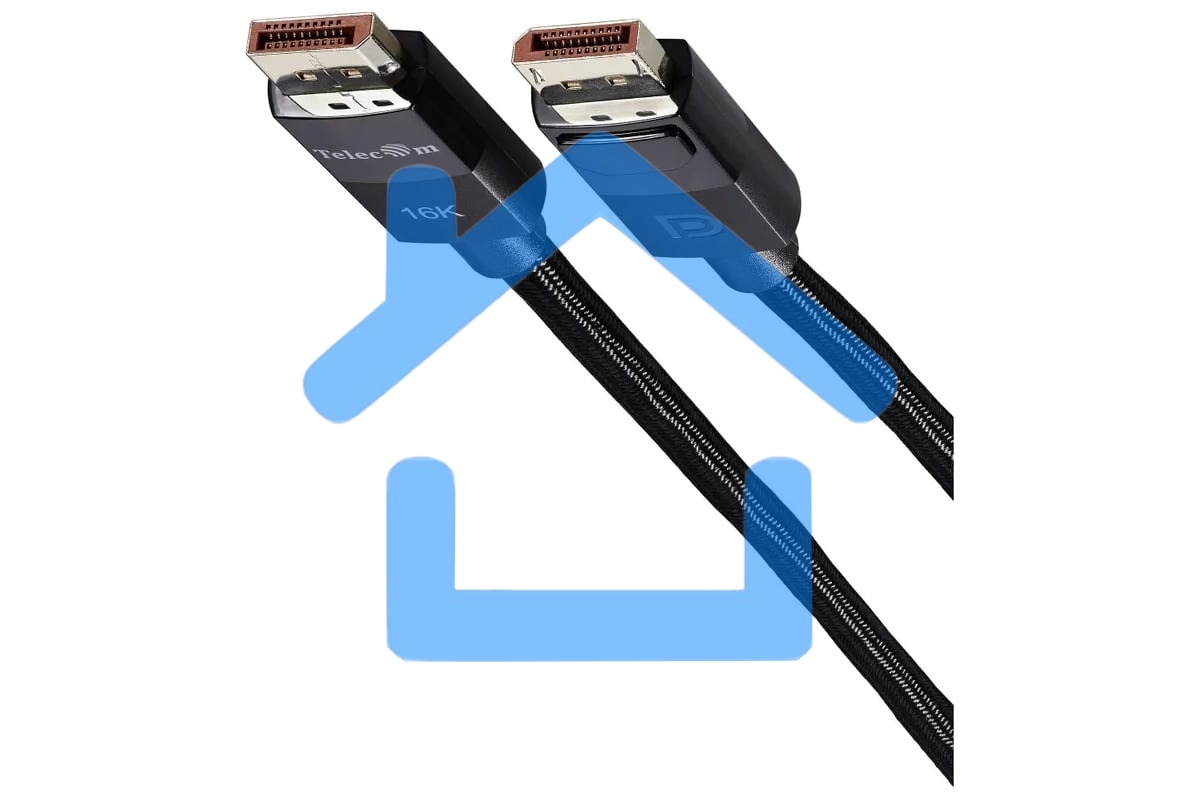 Кабель соединительный Telecom DP-DP 2.1V 80Gbs 16K@60Hz 2м, медь, TCG865-2M
