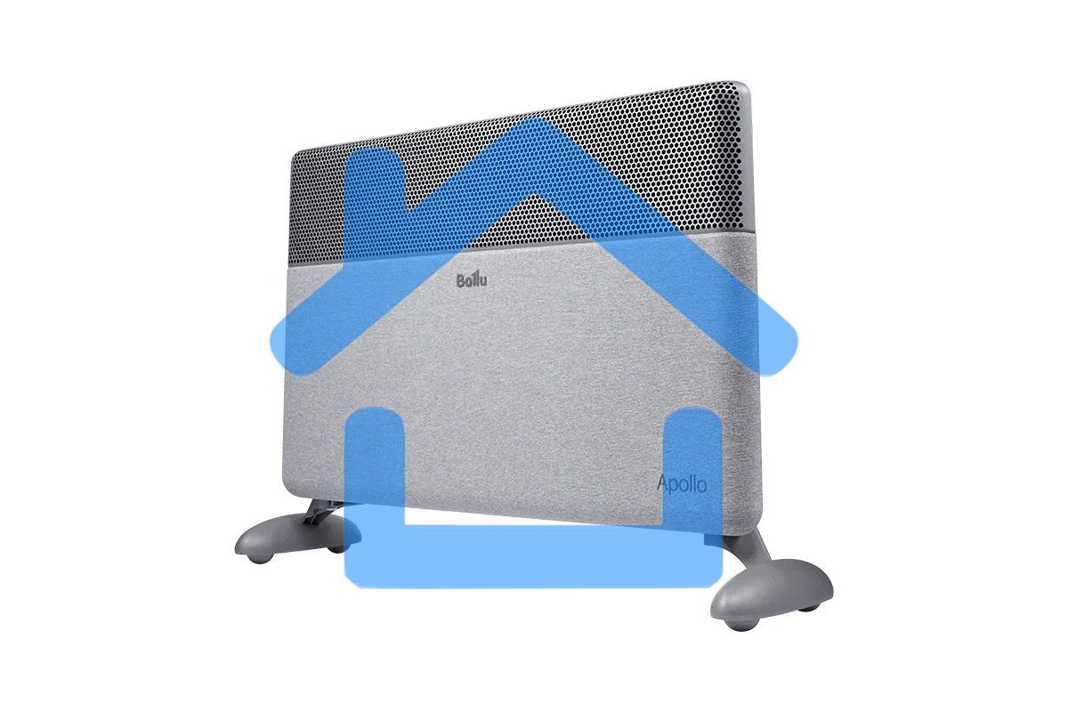 Конвектор Ballu Apollo digital INVERTER Moon Gray BEC/ATI-1501 серый, 1500 Вт, 20 м2, термостат, дисплей, WiFi