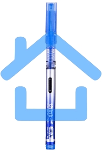 Ручка роллер Deli Think (EQ300-BL) синий, d=0.5мм, синие чернила, игловидный пишущий наконечник