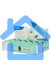 Текстовыделитель Deli EU356-GN Macaron, скошенный пишущий наконечник, 1-5мм, мятный