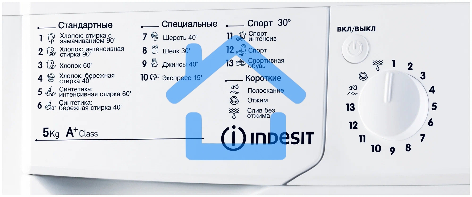 Стиральная машина Indesit IWSD 51051 CIS белый, загрузка фронтальная 5 кг, 1000 об/мин., класс: А