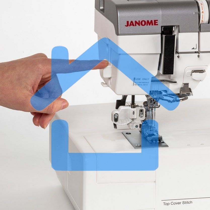 Распошивальная машина Janome CoverPro 3000P