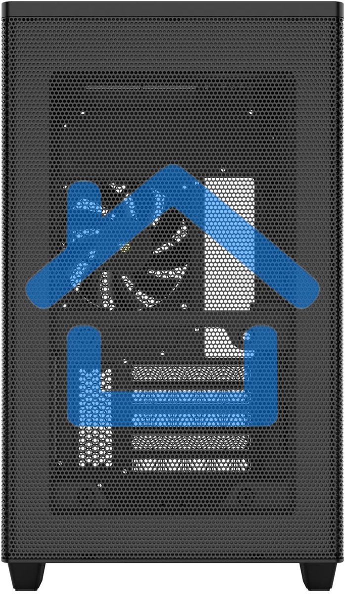 Компьютерный корпус Bloody BD-CC117F черный без БП mATX 5x120мм 1xUSB 2.0 1xUSB 3.0 audio bott PSU