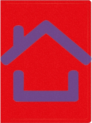 Папка с 40 прозрачными вкладками Silwerhof Eco A4, пластик, 0.5мм, красный