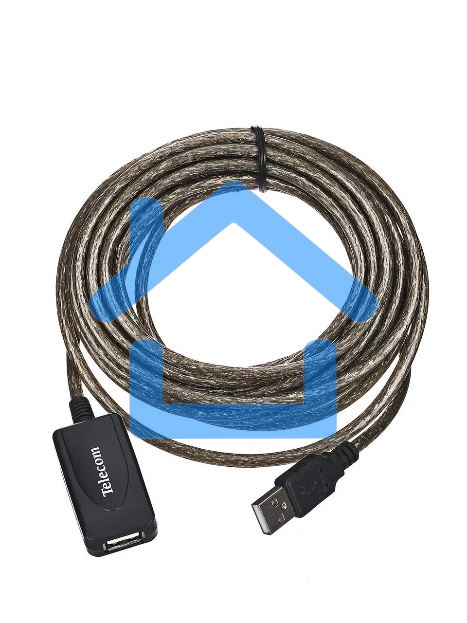 Кабель USB2.0-repeater, удлинительный активный <Am-->Af> 5м, Telecom <TUS7049-5M>