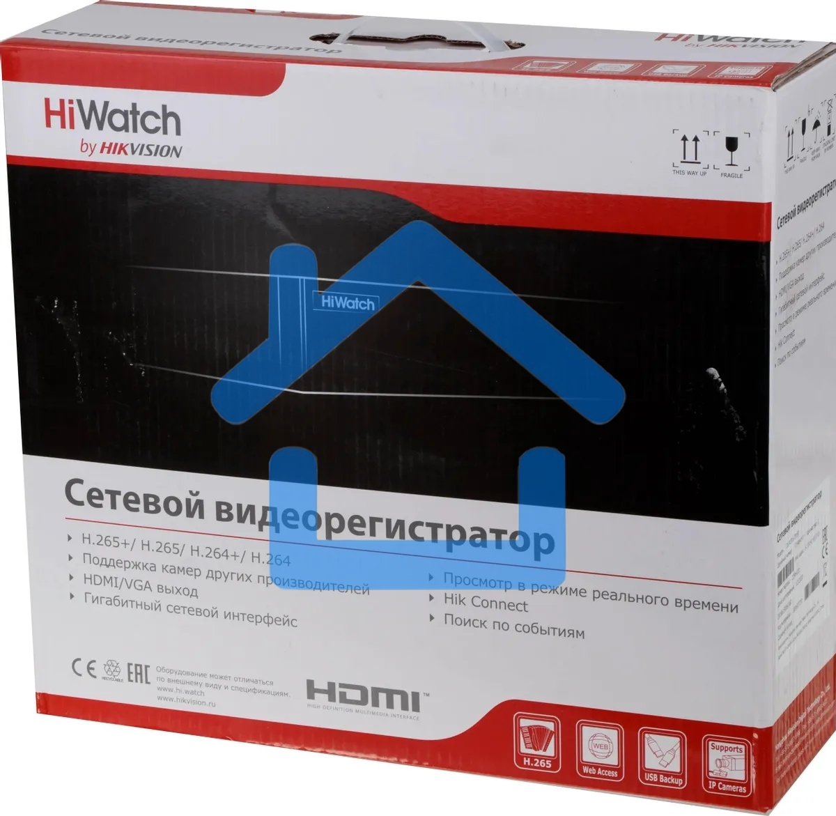 Видеорегистратор HiWatch DS-N316/2P(D)