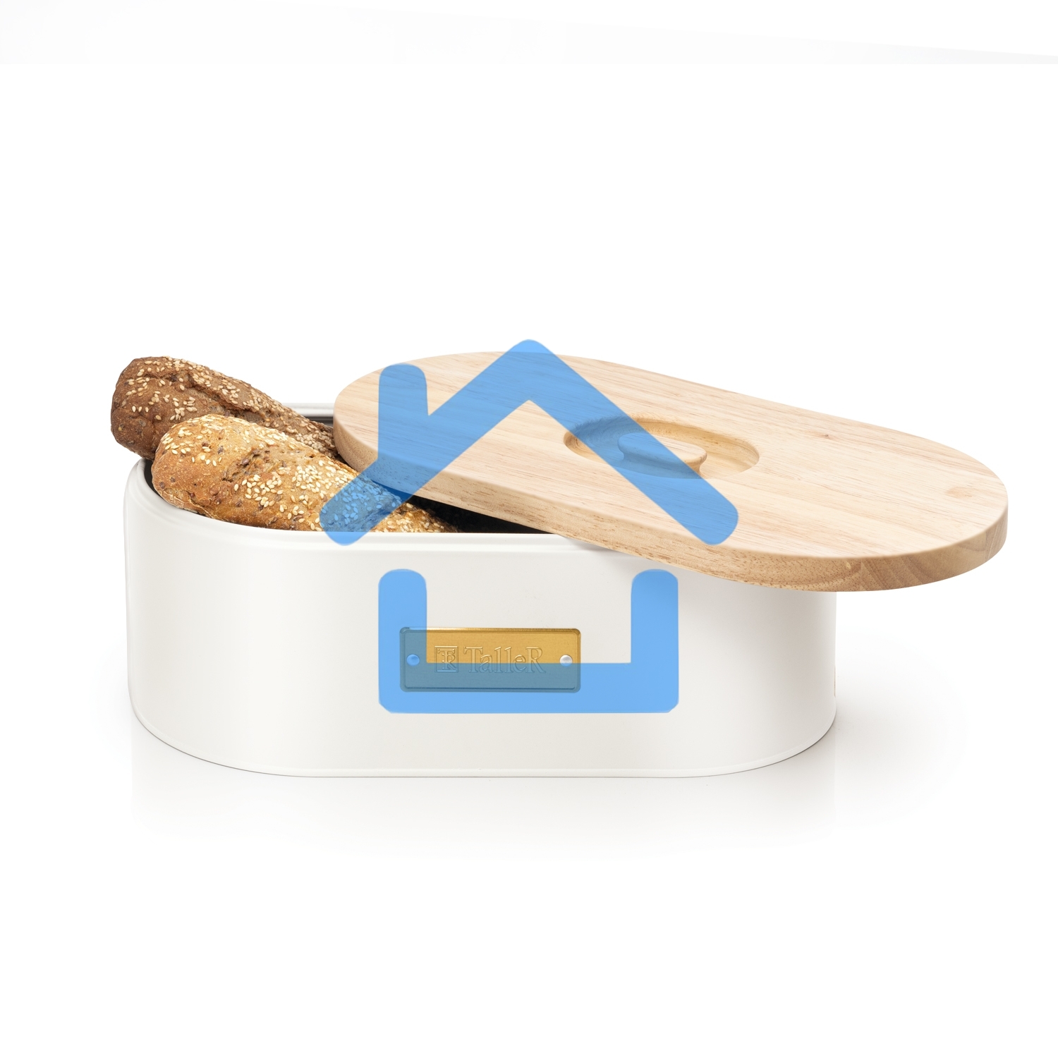 Хлебница TALLER TR-51979 Хюгге с крышкой-разделочной доской