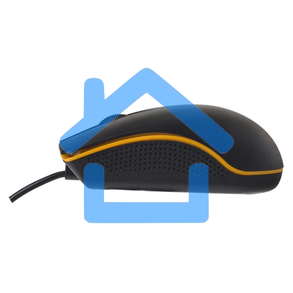 Мышь проводная Perfeo LINE черный, 1000 dpi, USB, кнопки - 3