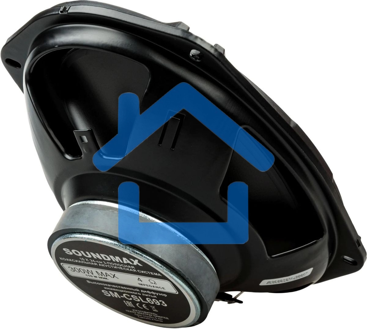 Колонки автомобильные Soundmax SM-CSL693 4Ом 15x23см (6x9дюйм) (ком.:2кол.) коаксиальные трехполосные