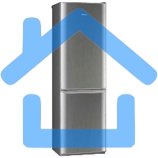 Холодильник Pozis RD-149 серебристый металлик двухкамерный 240/130 л морозилка снизу, капельная система