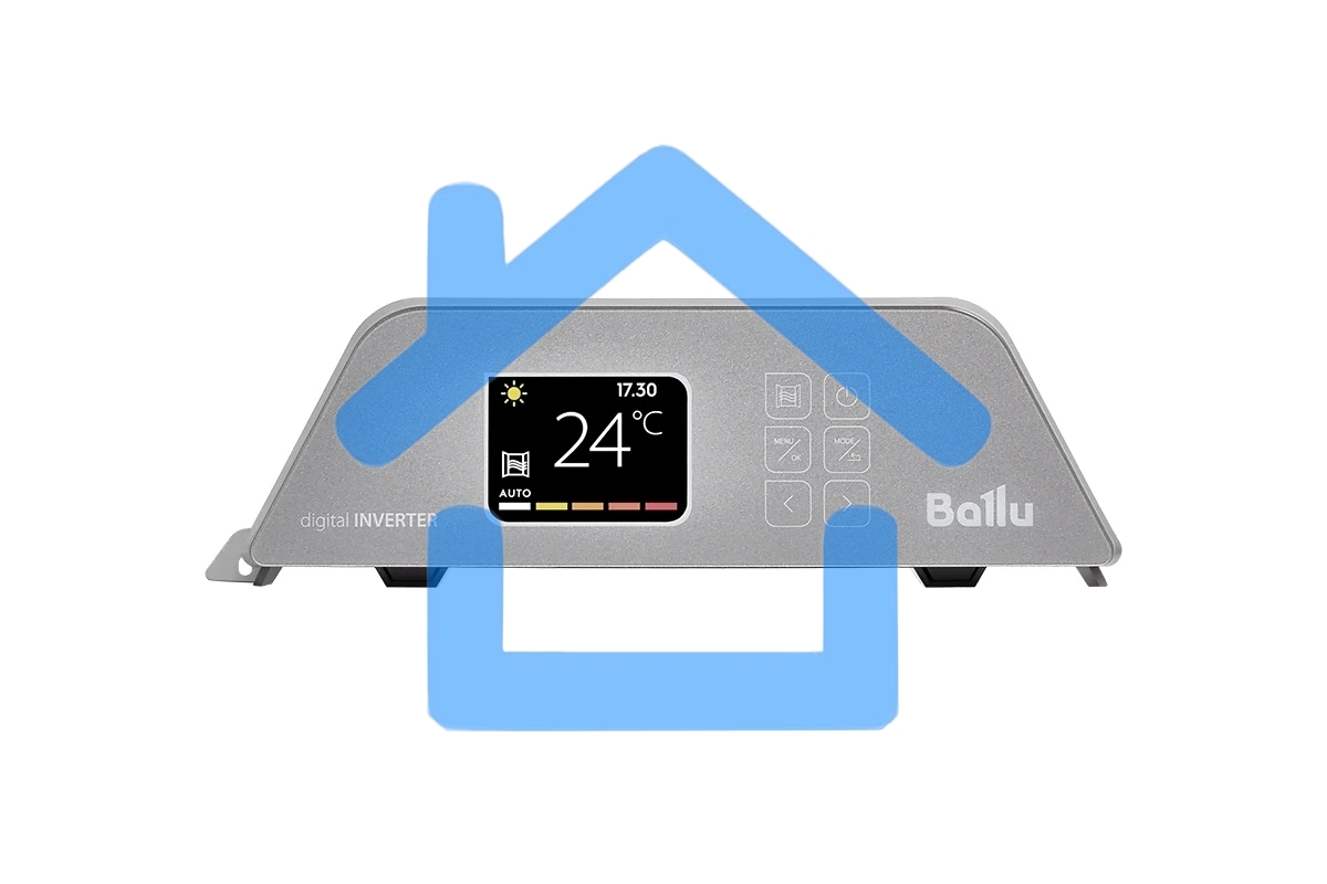 Конвектор Ballu Apollo digital INVERTER Moon Gray BEC/ATI-1501 серый, 1500 Вт, 20 м2, термостат, дисплей, WiFi