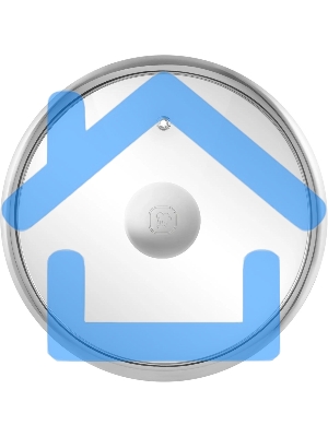 Крышка Rondell Modern RDA-1740, 28см, руч.серый