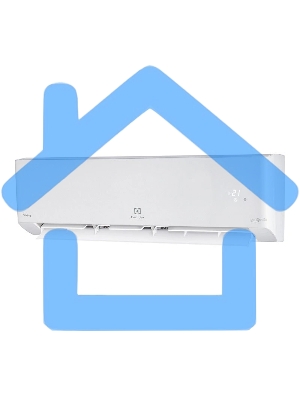 Блок внутренний сплит-системы Electrolux EACS/I-24HVI/N8_21Y/in инвертор, 24000 BTU, 70 м², 35 дБ, охлаждение, обогрев, осушение, белый