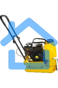 Виброплита бензиновая Huter VP-90W 3.6 л, 4800 Вт, 6.5 л.с, 25 кН, подошва 580x500 мм, 1050 м²/ч