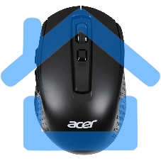 Мышь беспроводная Acer OMR060 черный, 1600 dpi, радиоканал, USB, кнопки - 6