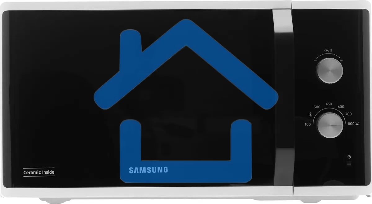Микроволновая печь Samsung MS23K3614AW белый, 23 л, 800 Вт, переключатели - поворотный механизм