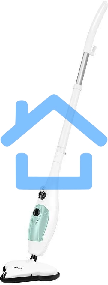 Швабра паровая Kitfort КТ-3920 1300Вт белый/голубой