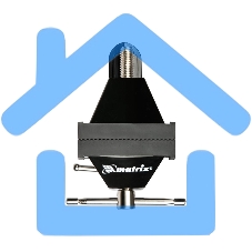 Тиски настольные Matrix многофункциональные, смен.насадка-хомут для дрели, шарнирный механизм