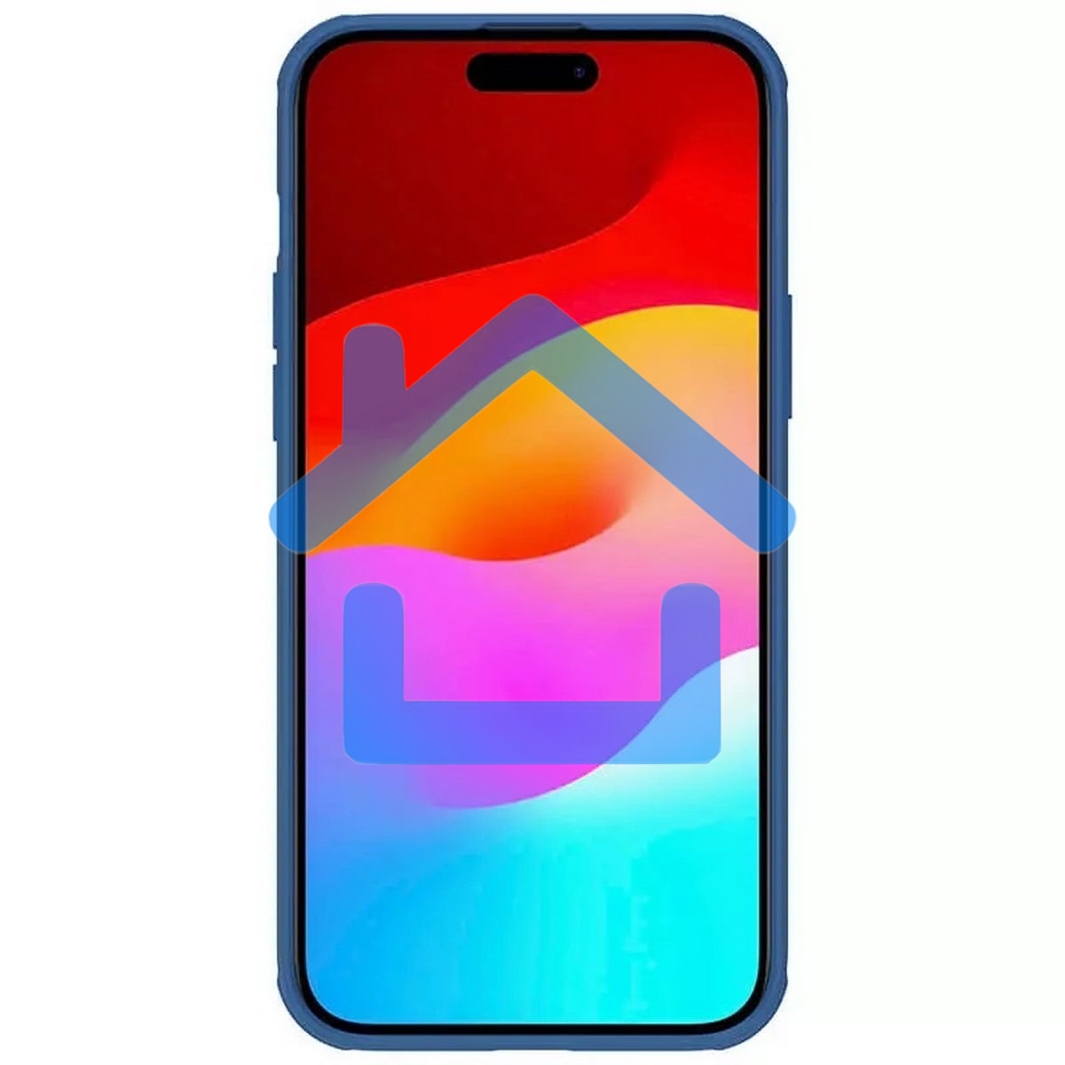 Чехол Super Frosted Shield Pro, синий, (AP IP15 Plus)