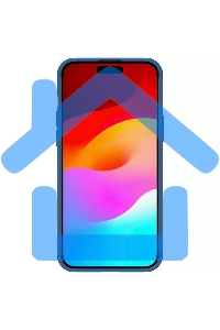 Чехол Super Frosted Shield Pro, синий, (AP IP15 Plus)
