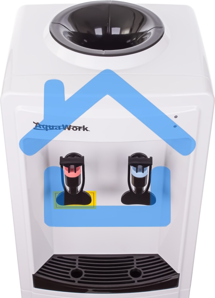 Кулер Aqua Work 0.8-LR напольный компрессорный белый/черный