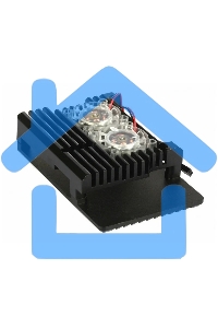 Корпус Qumo Aluminum case with double Transparent fans, Raspberry Pi 4, black(RS012)