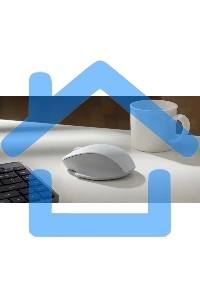 Мышь беспроводная Xiaomi Wireless Mouse Comfort Edition белый, 1200 dpi, радиоканал, USB, кнопки - 3