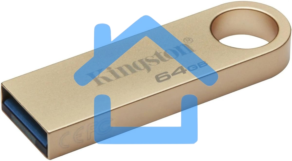 Флешка USB R/W Kingston 64Gb DataTraveler SE9 DTSE9G3/64Gb USB3.0 золотистый