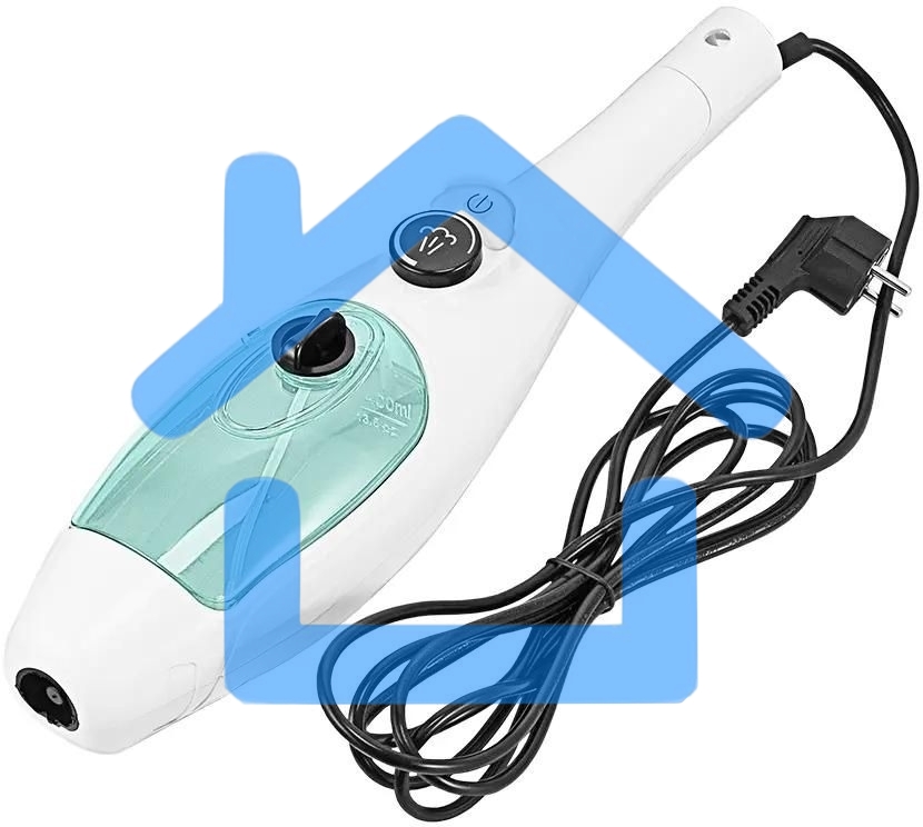 Швабра паровая Kitfort КТ-3920 1300Вт белый/голубой