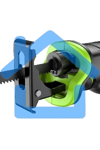 Пила сабельная аккумуляторная GreenWorks GPT-BLRS-1, 24V, без АКБ и ЗУ (1200607)