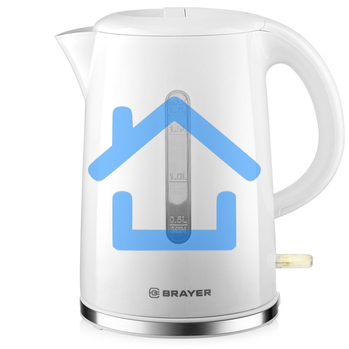 Чайник электрический BRAYER BR6108 1,7 л, 2200 Вт, белый