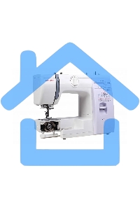 Швейная машина Janome 415 15 операций, вертикальный качающийся челнок, полуавтоматическое выполнение петли, автоматический нитевдеватель, регулировка длины стежка до 4 мм, ширины зигзага до 5 мм, регулятор натяжения верхней нити, рычаг обратного хода, лег