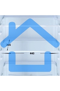 Холодильник Beko B1RCSK312G серый двухкамерный 213/87л морозилка снизу