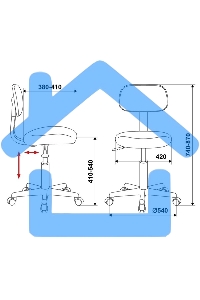 Кресло компьютерное Бюрократ CH-1201NX/BLACK черный