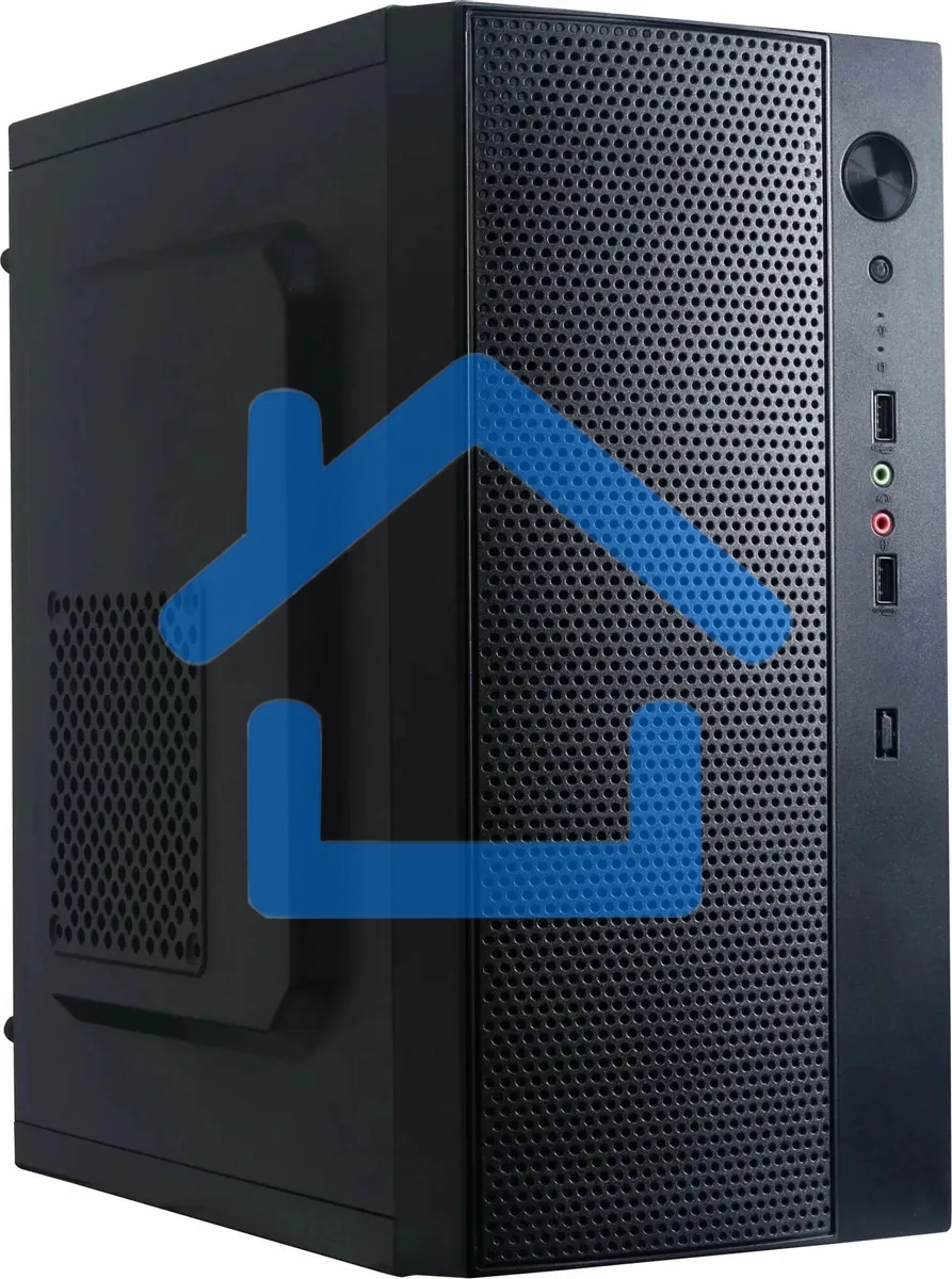 Компьютерный корпус Accord ENTRY ACC-242B черный без БП mATX 2xUSB 2.0 audio