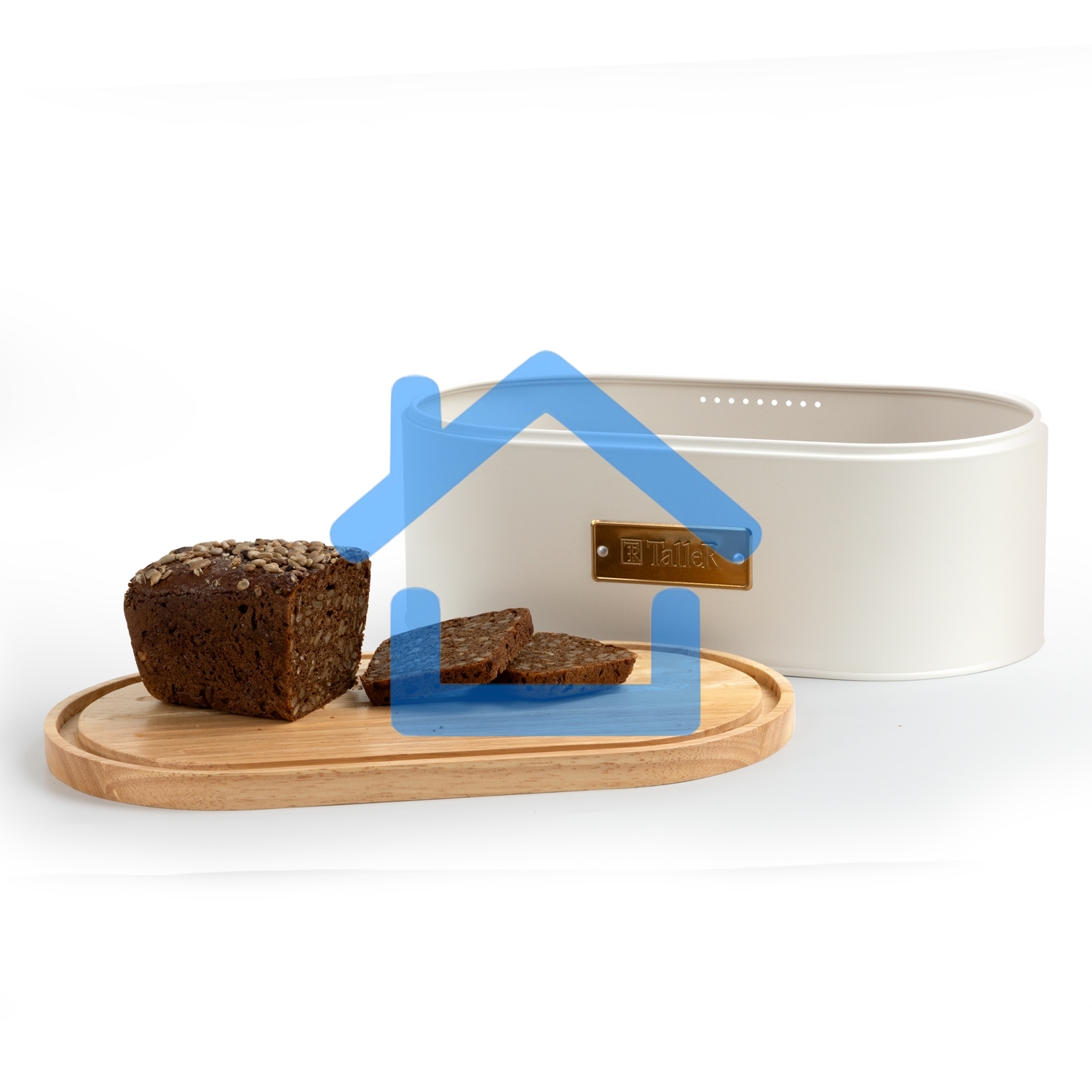 Хлебница TALLER TR-51979 Хюгге с крышкой-разделочной доской