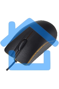 Мышь проводная Perfeo LINE черный, 1000 dpi, USB, кнопки - 3