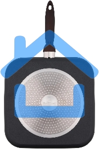 Сковорода-гриль Rondell Tierno RDA-1579, 28см, без крышки, черный