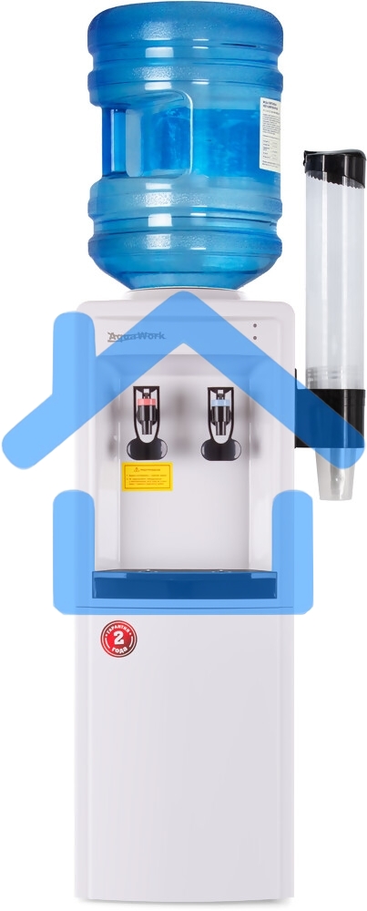 Кулер Aqua Work 0.8-LR напольный компрессорный белый/черный