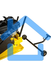 Виброплита бензиновая Huter VP-90W 3.6 л, 4800 Вт, 6.5 л.с, 25 кН, подошва 580x500 мм, 1050 м²/ч