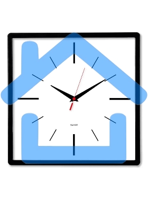 Часы настенные аналоговые Бюрократ WallC-S61P D30см черный