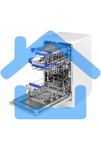 Посудомоечная машина MAUNFELD MWF45331W Inverter, белый, 45 см, 10 компл., 44 дБ, класс A+++