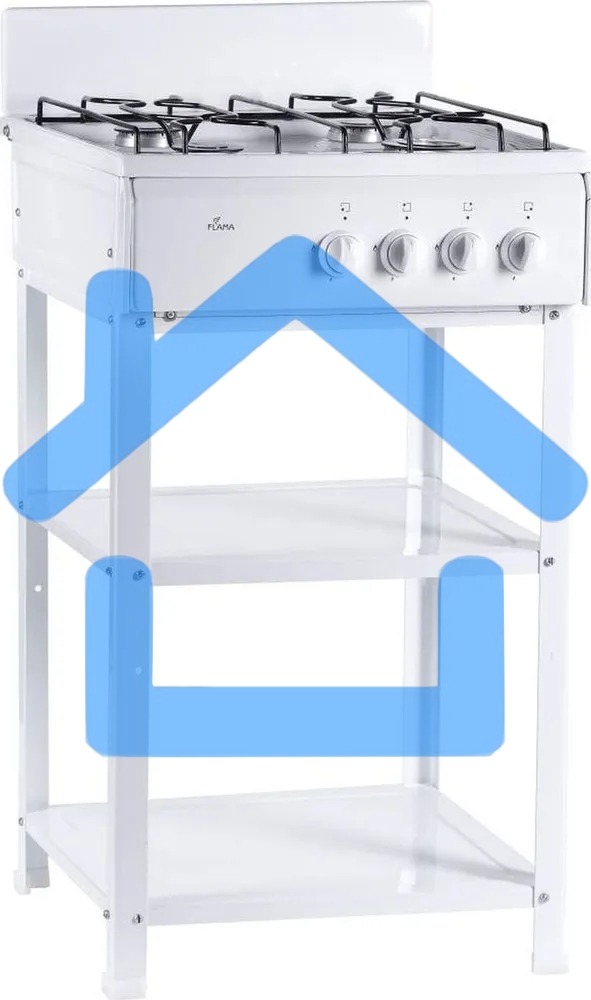 Плита газовая Flama AVG 1402 W белый,щиток, конфорок 4 шт, духовка 50 л, 50 см x 85 см x 58 см