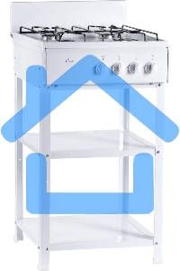 Плита газовая Flama AVG 1402 W белый,щиток, конфорок 4 шт, духовка 50 л, 50 см x 85 см x 58 см