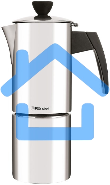 Кофеварка гейзерная Rondell Loft Professional RDS-1512 (ST) стальной, 0.3 л.